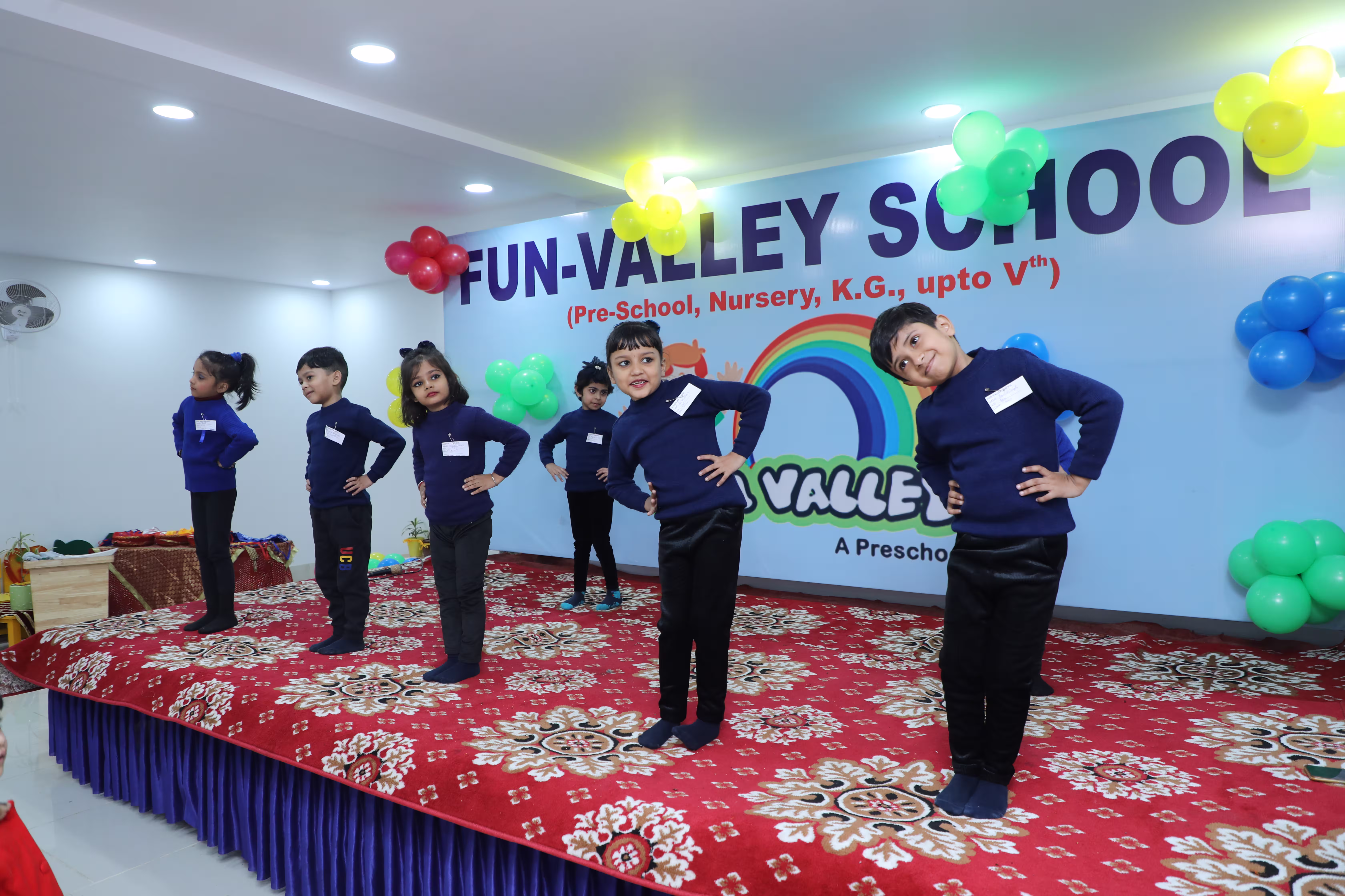 Children at Fun Valley Preschool